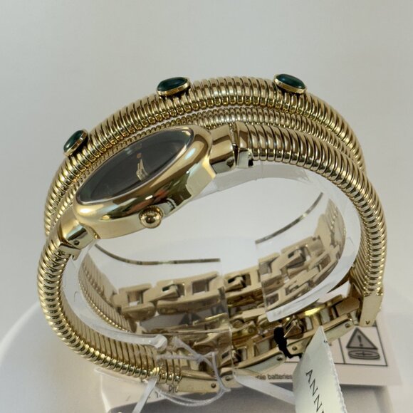 Anne Klein NY Ladies Green Malachite Watch & Bracelet Set 12/7752MAST – NWT - Picture 4 of 9